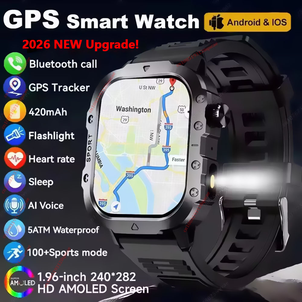 Outdoor Sport Day - Novo SmartWatch 2026 para Homens e