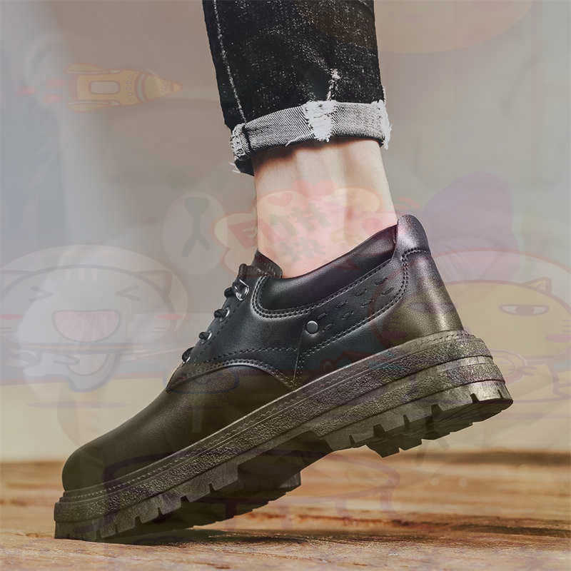 Outdoor Sport News - Escuro natural couro moda formadores tênis