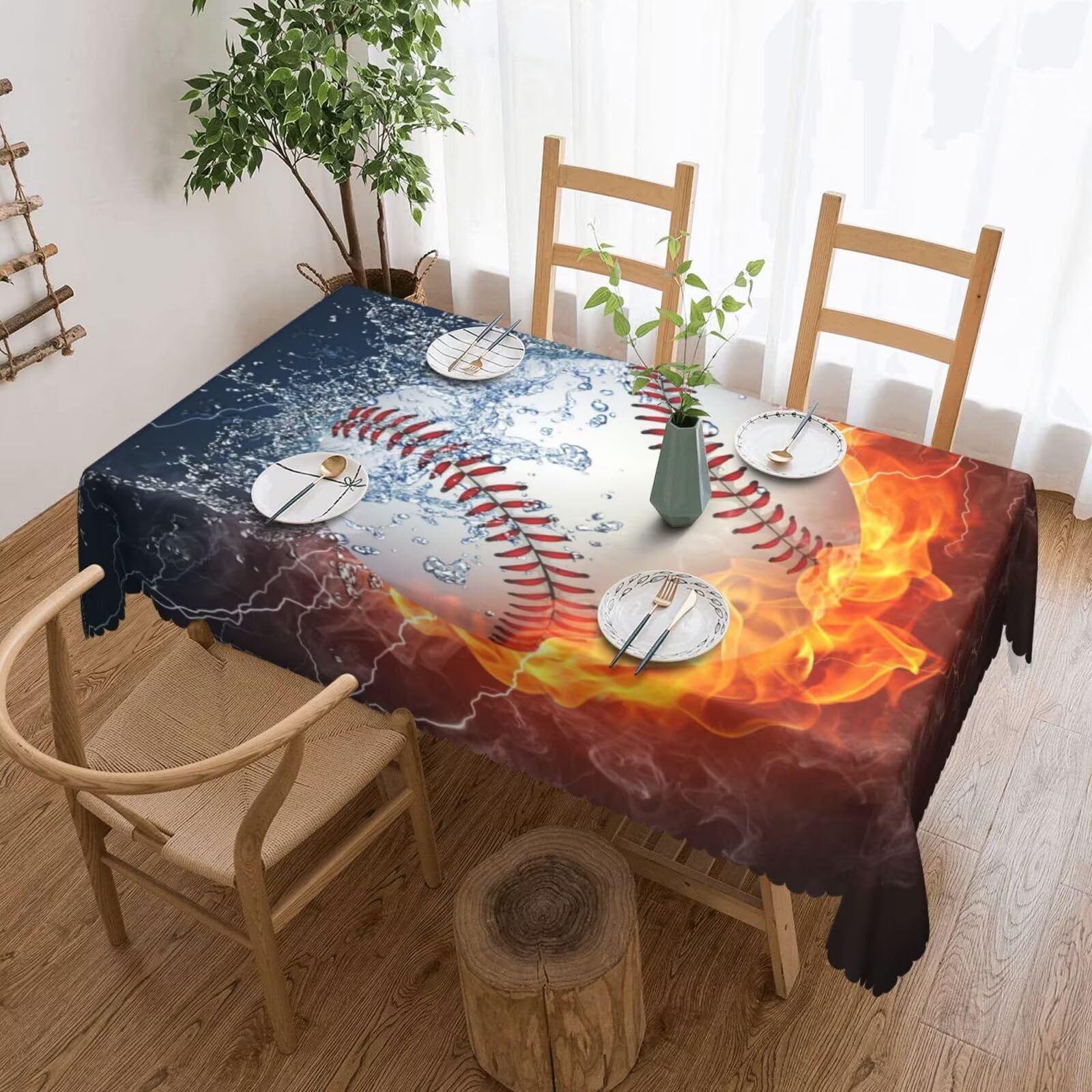 Outdoor Sport News - Toalha de Mesa Retangular Esportiva com