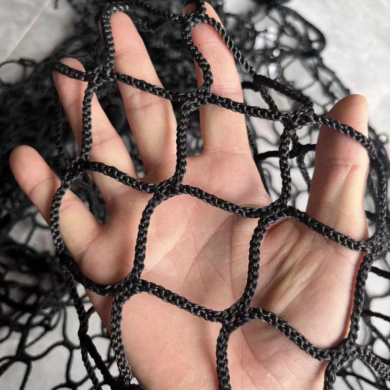 Outdoor Sports Net - Rede preta sem nós para crianças,