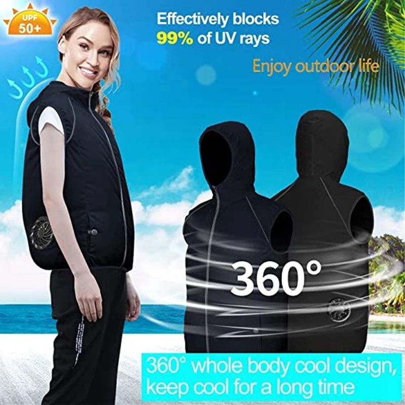 Verão esporte ventilador ar co - Outdoor Sport Brand Jacket avaliação e preço