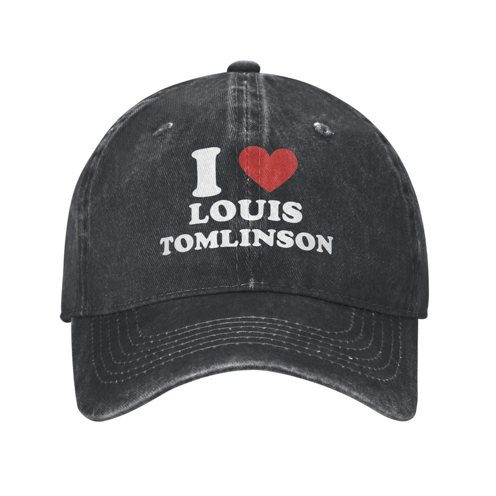 Eu amo louis tomlinsons boné d - Outdoor Sport Hat Classic avaliação e preço